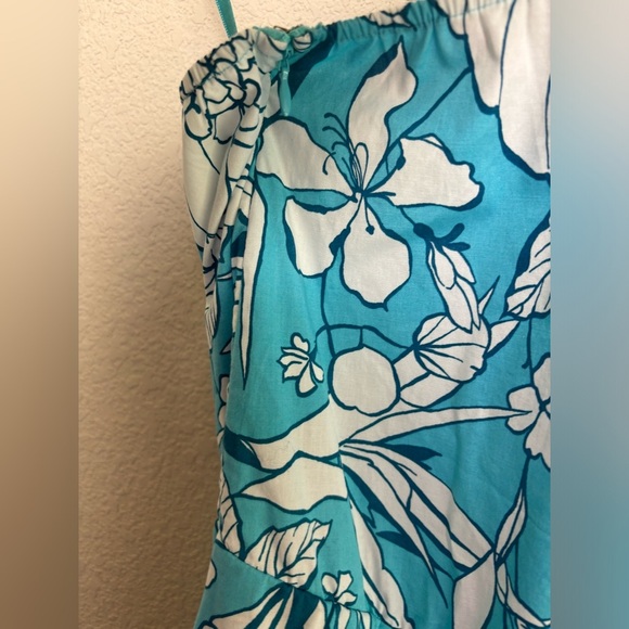 NWT Lane Bryant Moana Tropical Floral One Shoulder Pocketed Midi Dress 20 - Picture 7 of 10